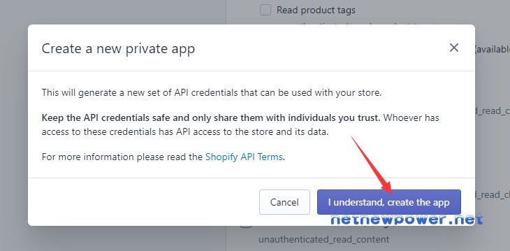 如何创建Shopify应用程序APP并且获取API KEY和Secret？ - 5