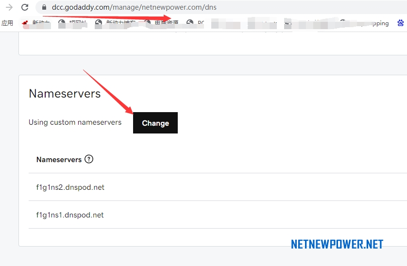 GODADDY上购买的域名如何修改DNS NAMESERVER？ - 3