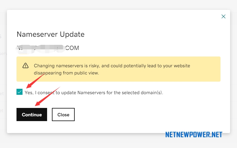 GODADDY上购买的域名如何修改DNS NAMESERVER？ - 6
